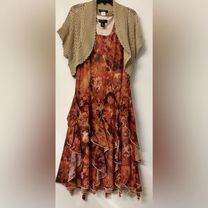 2 pcs set Signature by Robbie Bee 16 100% polyester lined w cute sweater pre ❤️